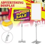 A4 Sign Floor Poster Stand Foyer Pedestal Business Menu Holder Shop Display Rack
