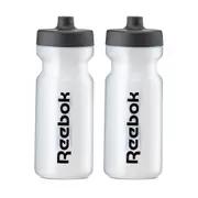 Reebok Water Bottle (500ml, Clear) Pack of 2