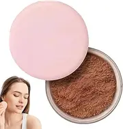 Matte Loose Powder, Oil Control Face Loose Powder with Good Coverage, Especially Skin-Friendly, Waterproof Blurring Setting Powder for All Skin Tones, Long Lasting, loose powder for shine control