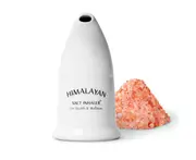 1x Himalayan Pink Salt Inhaler Pipe + 125g Free Coarse Salt - Pure Cyrstal Rock