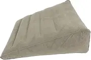 SOLUSTRE Inflatable Triangle Pillow Travel Pillow Wedge Pillow Inflatable Bed Pillow Sleeping Support Pillow Travel Elevation Pillow Travel Cushion Bed Positioner Olive Green Flocking PVC