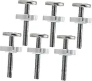 ORFOFE Playpen Locking Hardware Metal Gate Accessories Pressure Mount Gate Screws Rods Set
