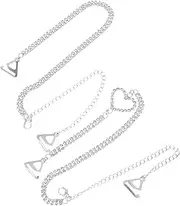 [COLLBATH] Luxury Backless Bra Rhinestone Bra Straps Dress Straps Comfortable Shoulder Support