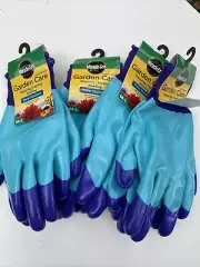 4 Pair Miracle•Gro Garden Care Women’s M-L Watering/ Feeding/Weeding gloves