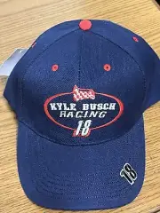 Kyle Busch Racing 18 Blue Hat adjustable New With Tag