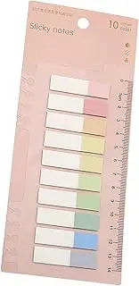 200 Post Page Markers Stickers 10 Colors Document Supplies Flag Tabs Colored Sticky Notes for Page Marker