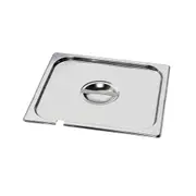 Mixrite 1/1 Lids with cut for spoon 6 x Stainless Steel Lids with Cut for Spoon 530x325 mm P11000 - P11000-SM