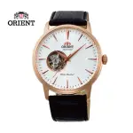 【ORIENT 東方錶】ORIENT 東方錶 SEMI-SKELETON系列 半鏤空機械錶 皮帶款 玫瑰金色-41.0MM(FAG02002W)