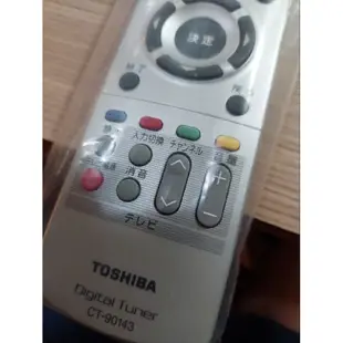 原廠 TOSHIBA 電視遙控器digital tuner 日規電視數位遙控器CT-90143