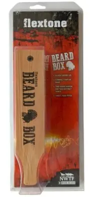 NIP FlexTone Beard Box Turkey Hunting Call Sweet High Pitch Purrs Clucks Yelps