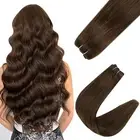 Double Weft Hair Extensions Real Remy Russian Human Hair Thick Bundle Highlight
