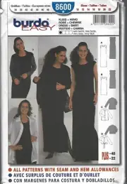 Burda 8600-Sewing Pattern - Jacket, Shirt, Dress- All Sizes 10-22 - Uncut