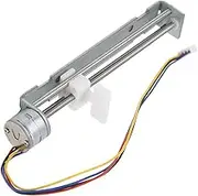 DC 4-9V/100‑500mA 2 Phase 4 Wire Motor Linear Rail, Stainless Steel Wire Linear Stepper Motor Screw Slide Table, Step Angle 18 Degree for DIY Engraving Machine