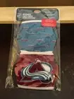 Colorado Avalanche face masks - set of two - new in package