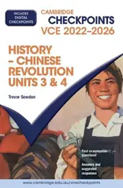 Cambridge Checkpoints VCE Chinese Revolution Units 3&4 2022-2026