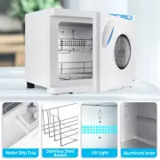 2in1 UV Sterilizer Facial Hot Towel Warmer Cabinet Spa Salon Beauty Equipment US