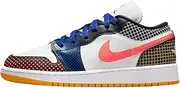 [Nike] Big Kid's Jordan 1 Low MMD BG White/Bright Mango-Black (DH7547 100) - 4