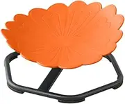 Kids Swivel Chair Rotating Stool Science Toy Sensory Toy Rotating Chair Seat for Children Improve Balance Airsickness, Orange