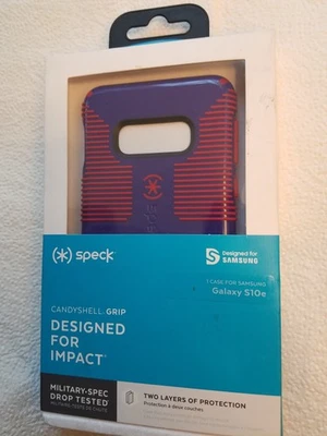 Speck Candyshell Grip Purple/Red Phone Case for Samsung Galaxy S10e