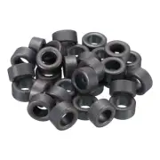 30pcs 14x8x7mm Ferrite Toroid Core Transformer Inductor Coil Ring, Black