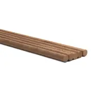 Walnut Wood Dowel Rods 3/8" x 36" Unfinished Sticks for Crafts/DIY | Woodpeckers