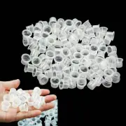 400x Plastic Cups Tattoo Ink Supplies Pigment Cap Pot Color Holder 9mm