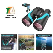 15x55 HD Binoculars for Adults High Powered, Large View Binoculars Prism Wate...
