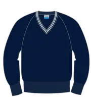 Navy Stripe Wool Pullover