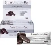 Smart Protein Bar Cookies & Cream Flavour Protein Bar 12x60g