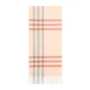 [Burberry] Burberry-Teacup Beige Cashmere Scarf-Donna OS OS