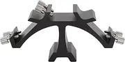Triple Finder Scope Mount Bracket, 3 Slots Full Metal Dovetail Finder Scope Mount Bracket Tri Finder, Finderscope Mounting Bracket, Astronomical Telescope Fixed Slots Rack