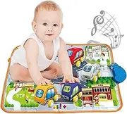 Kids Carpet Classroom Rug | Musical Early Learning Traffic Carpet - Stable Play Carpet Kids' Rugs for Playroom Bedroom Classroom Girls Boys