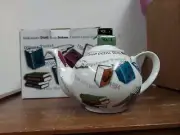 Paul Cardew Novel-Tea Once Upon A Tea Time Teapot Dickens Shakespeare + New NIB