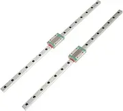 400mm High-Precision Wear-Resistant Linear Guide Set, 2pcs LML12H Linear Guide Rails 400mm Length with MGN12H Slide Blocks for DIY 3D Printer and CNC Machine
