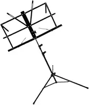 Kisangel Metal Music Sheet Tripod Stand Folding Guitar Violin Music Holder Adjustable Height Non-slip