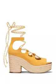 Tory Burch Positano Espadrille Platform Sandals Size 7