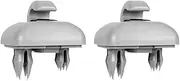fhtpr 2Pcs Sun Visor Clip Hook,Fit For A1, A3 A4 A5 Q3 Q5 S3 S4 S5 TT 8U0857562A Interior Bracket Hanger Holder Allroad Car Visor Retaining Clip(GRAY)