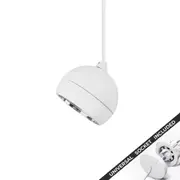 Snap Lighting Moon Downlight to Pendant Light Conversion Kit White Flood