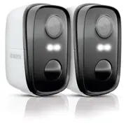 Uniden App Cam SOLO X2K - 100% Wirefree 2K Super HD Spotlight Camera in 1 – Twin Pack