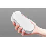 White Scrubber Care Mesh Ultra Soft Exfoliating Bath Sponge Gentle