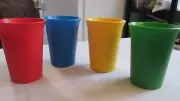 New Tupperware set of 4 bell tumblers