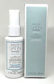 Mary Kay Satin Hands Shea Hand Sanitizer Fragrance-Free 1.7 fl oz NIB
