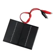 1 Pcs 12V 1.5W Solar Panel Solar Panel with Clip for Small Appliances R3U48690