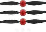 EMSea 3 Sets of Spare Replacement Plane Propellers Rc Plane Remote Includes 3 Pcs of Plane Propeller Savers and 3 Pcs of Plane Adapters Compatible with VOLANTEXRC P51D Airplane