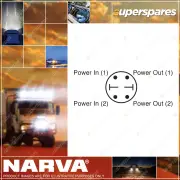Narva Heavy-Duty Dual Pole Battery Master Switch With Removable Key