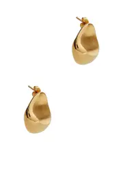 BY Pariah Luna Small 14kt Gold-plated Drop Earrings ONE SIZE