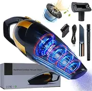 Handheld Vacuum Cleaner, Handheld Vacuum Cleaner, Battery, Bagless, Test Winner, Battery Handheld Vacuum Cleaner, Wet/Dry, Upgraded Filter, Strong Suction Power, 120 W Car Vacuum Cleaner, Wireless