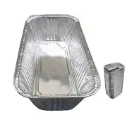 24 Pack 3 Lb Aluminum Foil Loaf Pan Disposable Bread Container Baking Tins New !