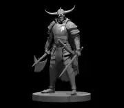 Undead Warlord Fighter Monster Manual 28mm Scale DND D&D Wargame Tabletop Mini