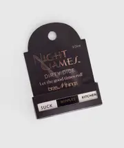 Night Games Dirty Dice - Black
